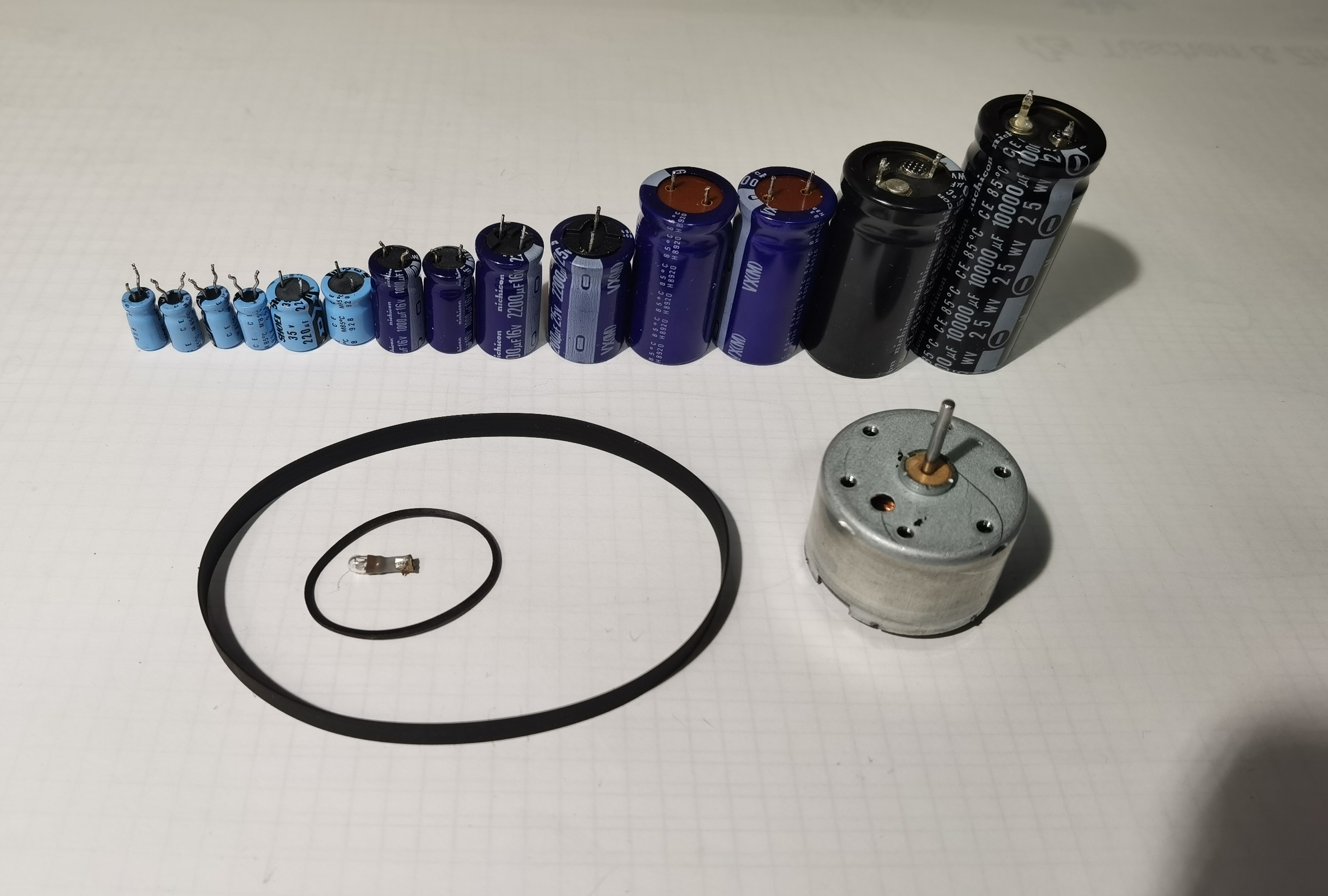 Nakamichi CR-7 - electrolytic capacitor replacement